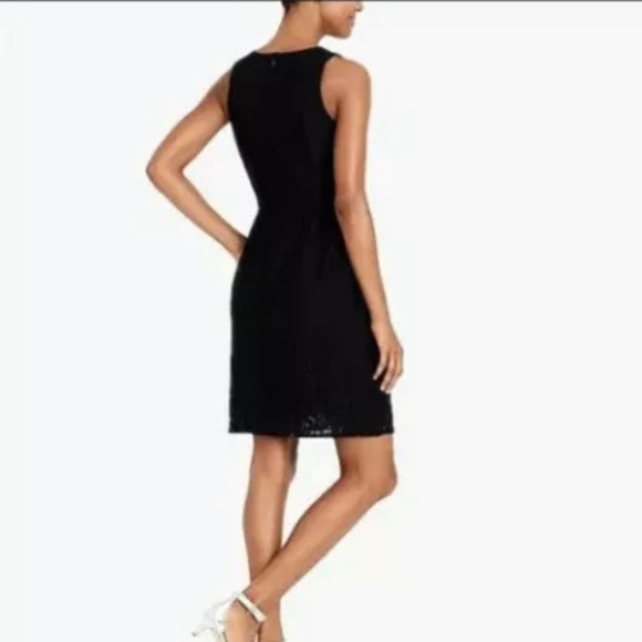 J Crew black lace sleeveless sheath dress 0 - NWT - Picture 4 of 8